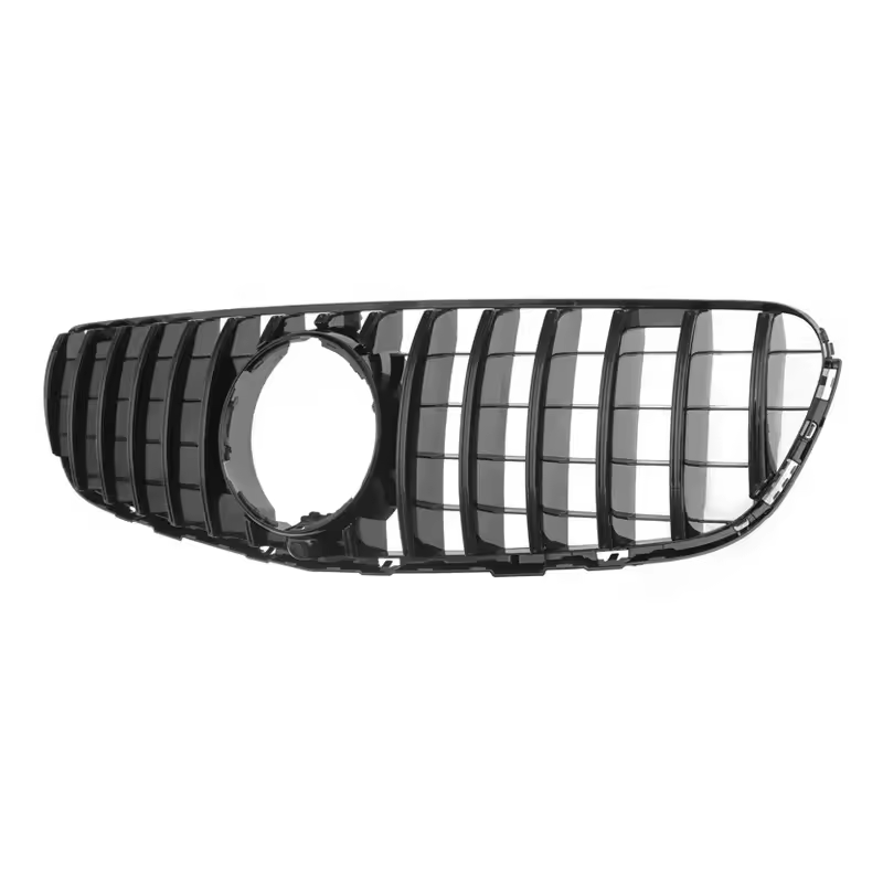 Mercedes GLC X253/C253 Gloss Black Panamericana GT Style Grill (2015-2019)