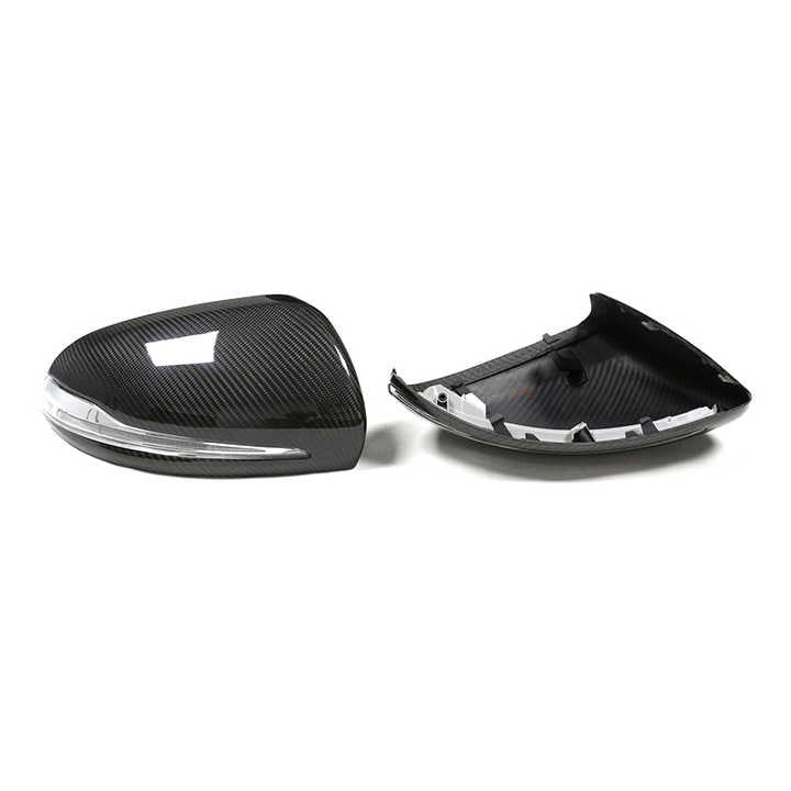 Mercedes C Class W205 / E Class W213 Pre-Preg Dry Carbon Fibre Mirror Covers By OPTIC (2014-2021)