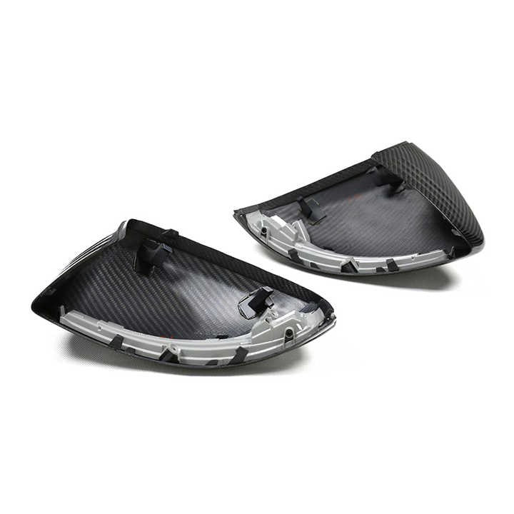Mercedes C Class W205 / E Class W213 Pre-Preg Dry Carbon Fibre Mirror Covers By OPTIC (2014-2021)