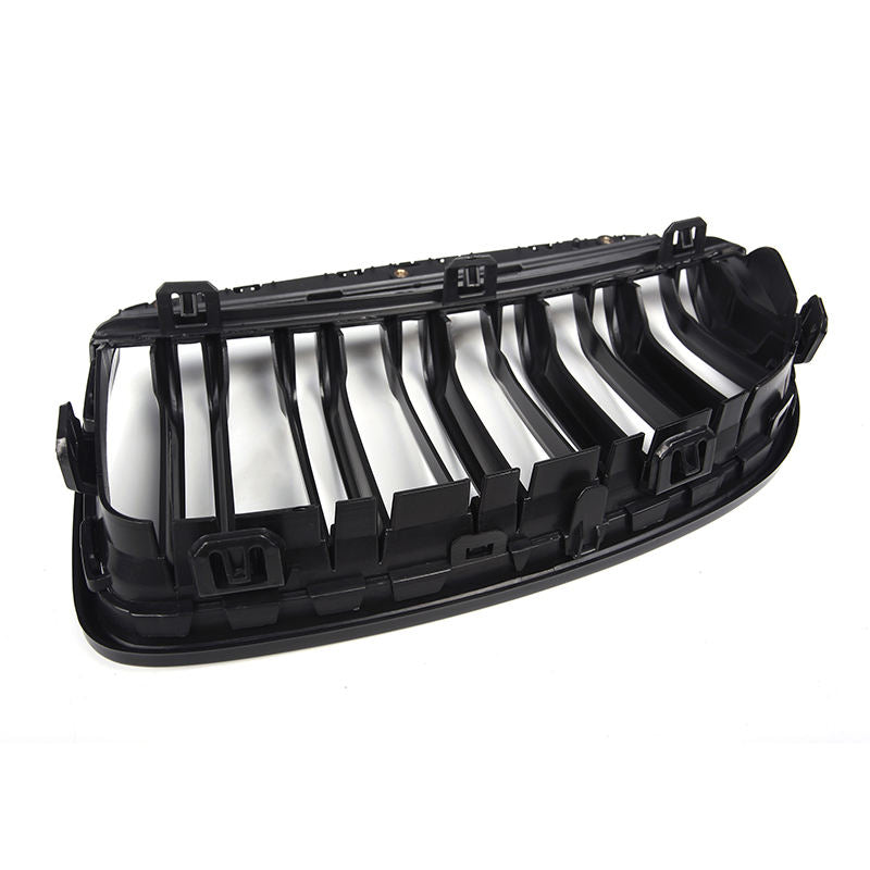 BMW 3 Series E90/E91 Pre-LCI Gloss Black Double Slat Front Grills (2005-2008)