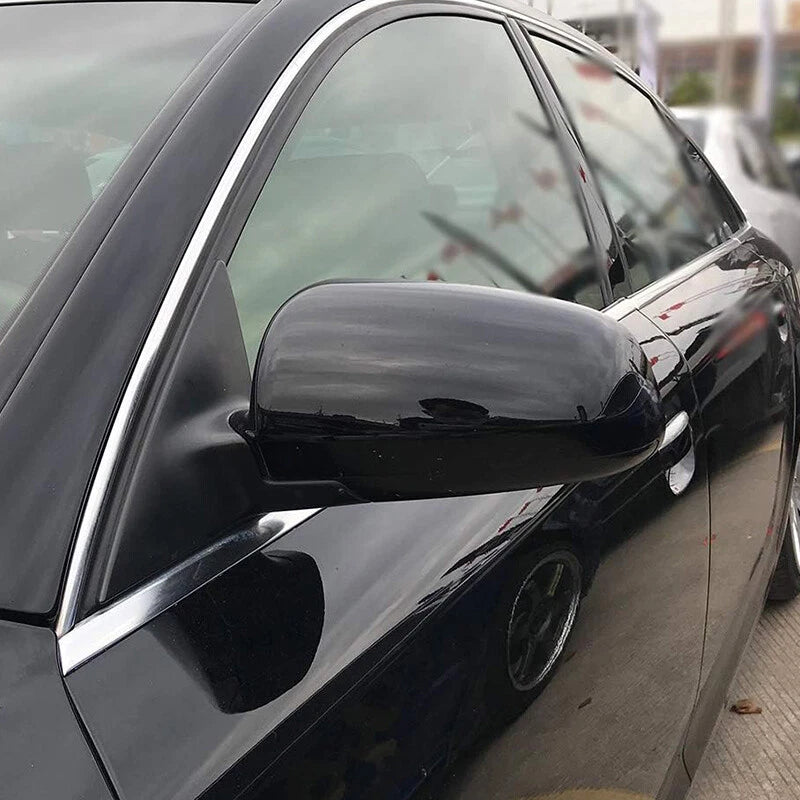 Audi A4/S4/RS4 B7 A3/S3/RS3 8P A6/S6/RS6 C6 Gloss Black Mirror Covers (2005-2008)