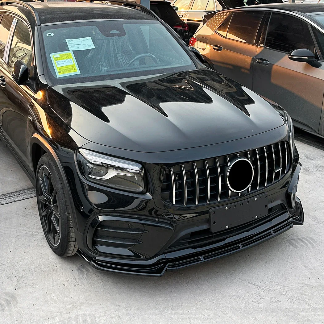 Mercedes GLA X247 Gloss Black Front Lip Splitter (2020-2023)