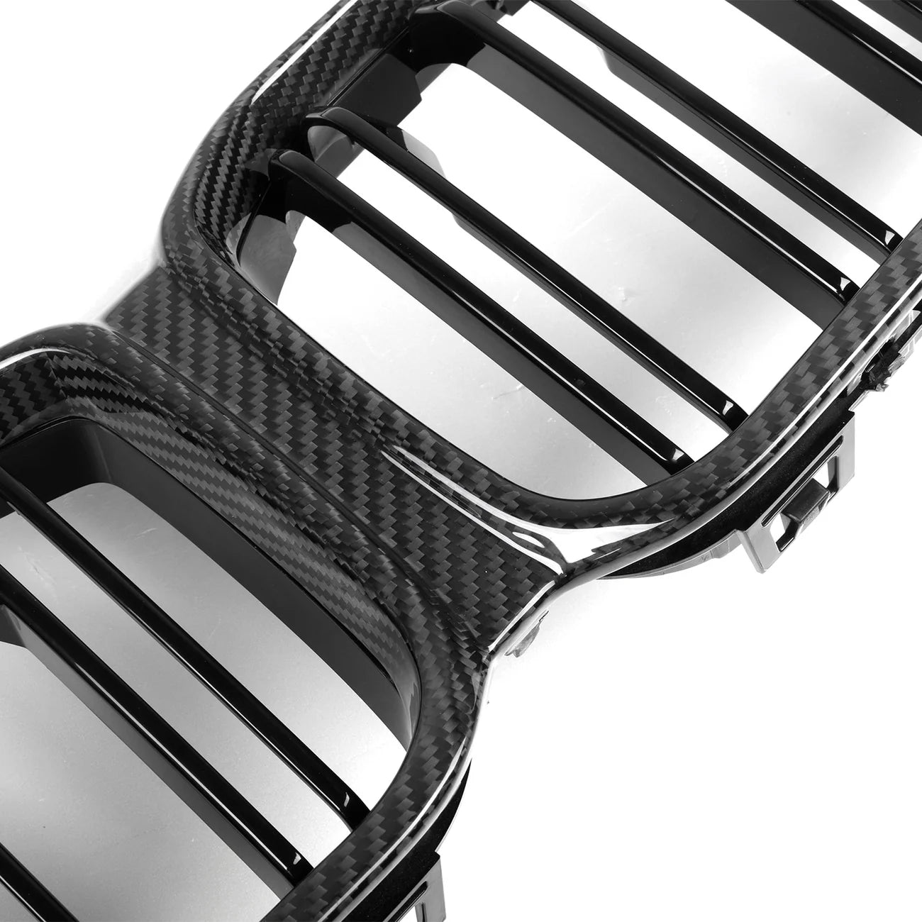 BMW M2 F87 Competition Carbon Fibre Double Slat Front Grills (2018-2020)