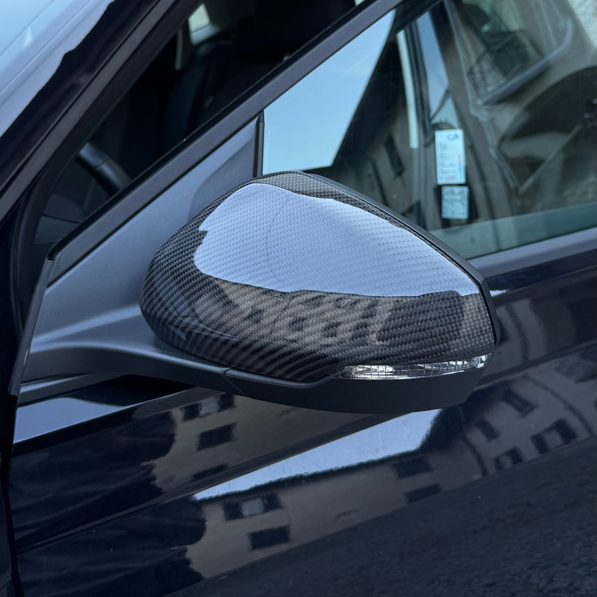 VW Polo MK6 Carbon Fibre Mirror Covers (2018+)