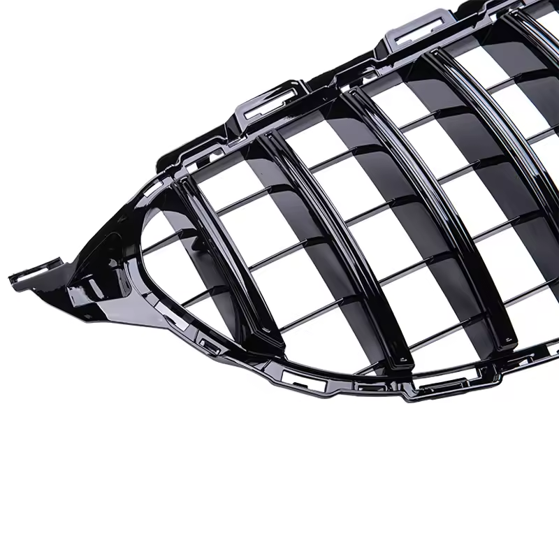 Mercedes C-Class W205/C205 Gloss Black Panamericana GT Style Grill (2014-2018)