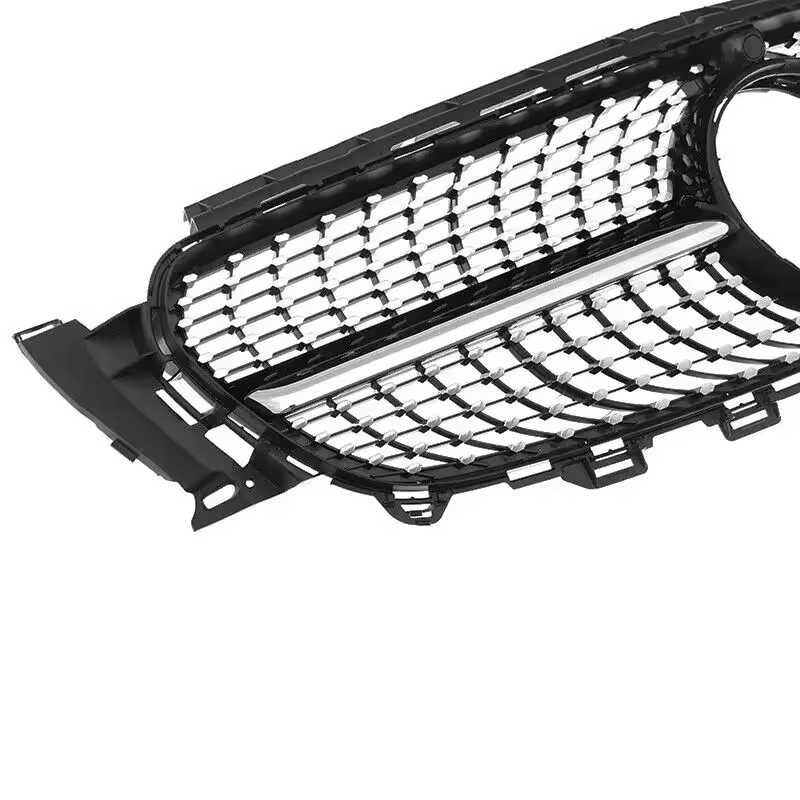 Mercedes E-Class W213 Gloss Black Chrome Diamond Style Grill (2016-2020)