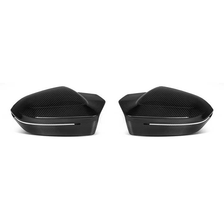 BMW 5 Series G60 G61 & M5 G90 G99 M-Style Pre-Preg Dry Carbon Fibre Mirror Covers By OPTIC (2024+)