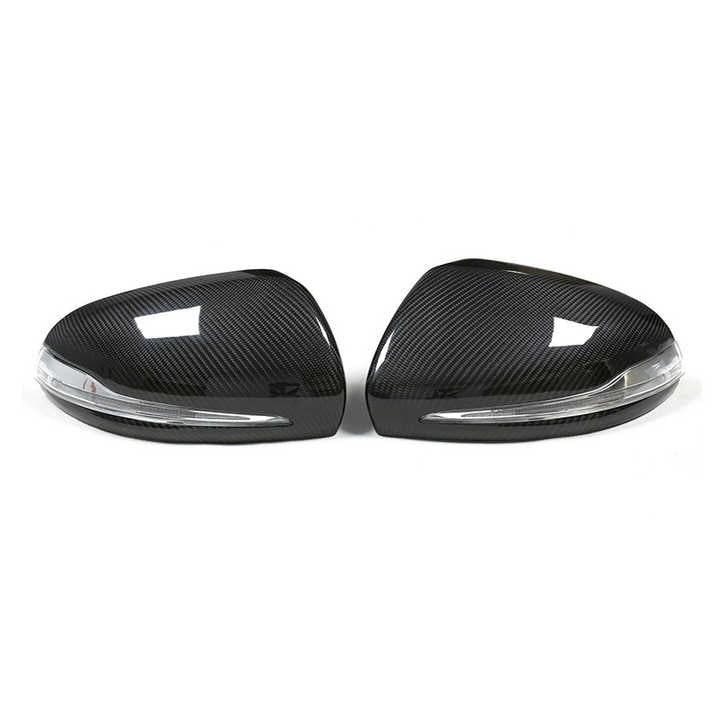Mercedes C Class W205 / E Class W213 Pre-Preg Dry Carbon Fibre Mirror Covers By OPTIC (2014-2021)