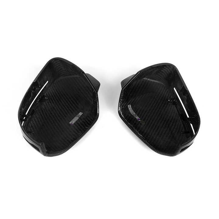 BMW 5 Series G60 G61 & M5 G90 G99 M-Style Pre-Preg Dry Carbon Fibre Mirror Covers By OPTIC (2024+)
