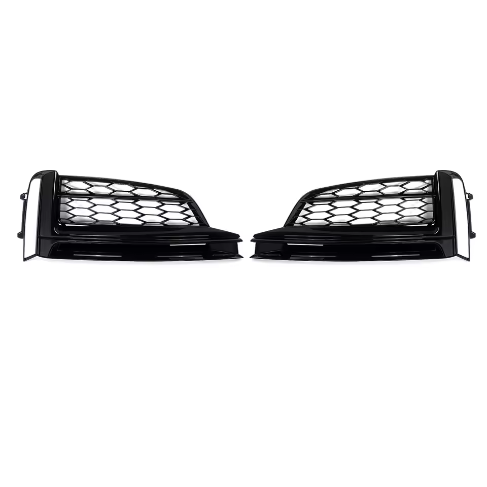 Audi A5/S5 B9 Gloss Black Fog Light Grills (2016-2019)