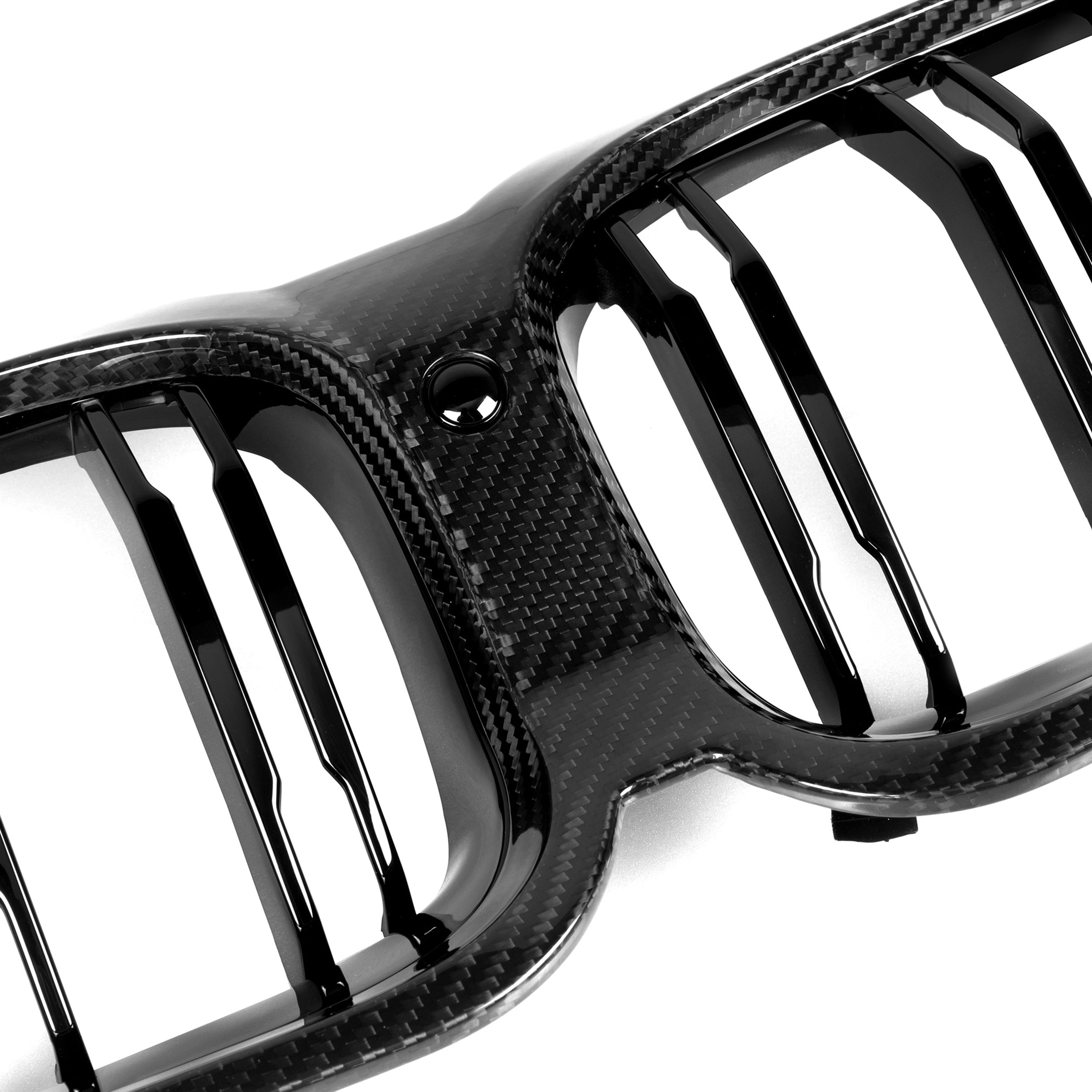 BMW 8 Series G14 G15 G16 LCI Pre-Preg Dry Carbon Fibre Double Slat Grill (2023+)