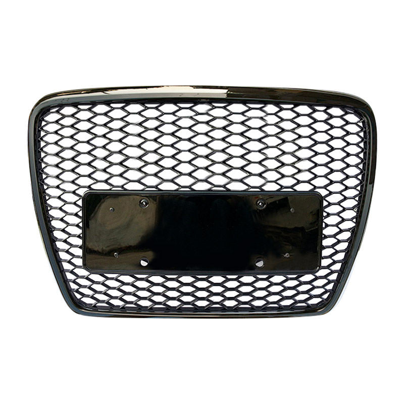 Audi A6/S6 C6 RS6 Style Gloss Black Honeycomb Grill (2004-2011)
