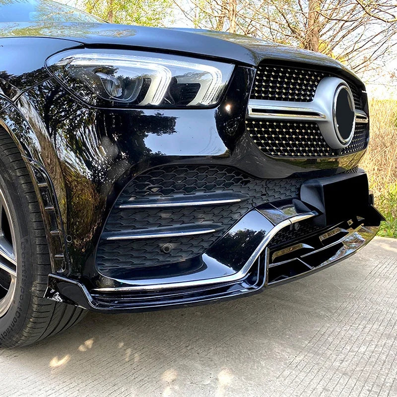 Mercedes GLE W167/C167 Coupe Gloss Black Front Splitter (2019-2023)