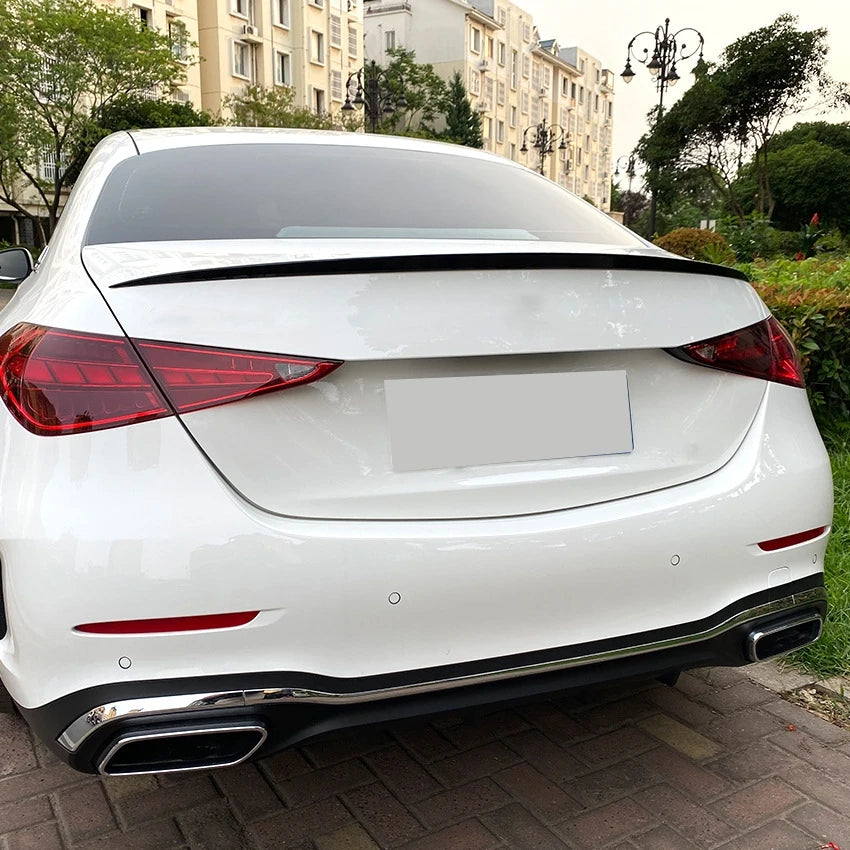 Mercedes C-Class W206 Saloon Gloss Black AMG Style Rear Spoiler (2022+)