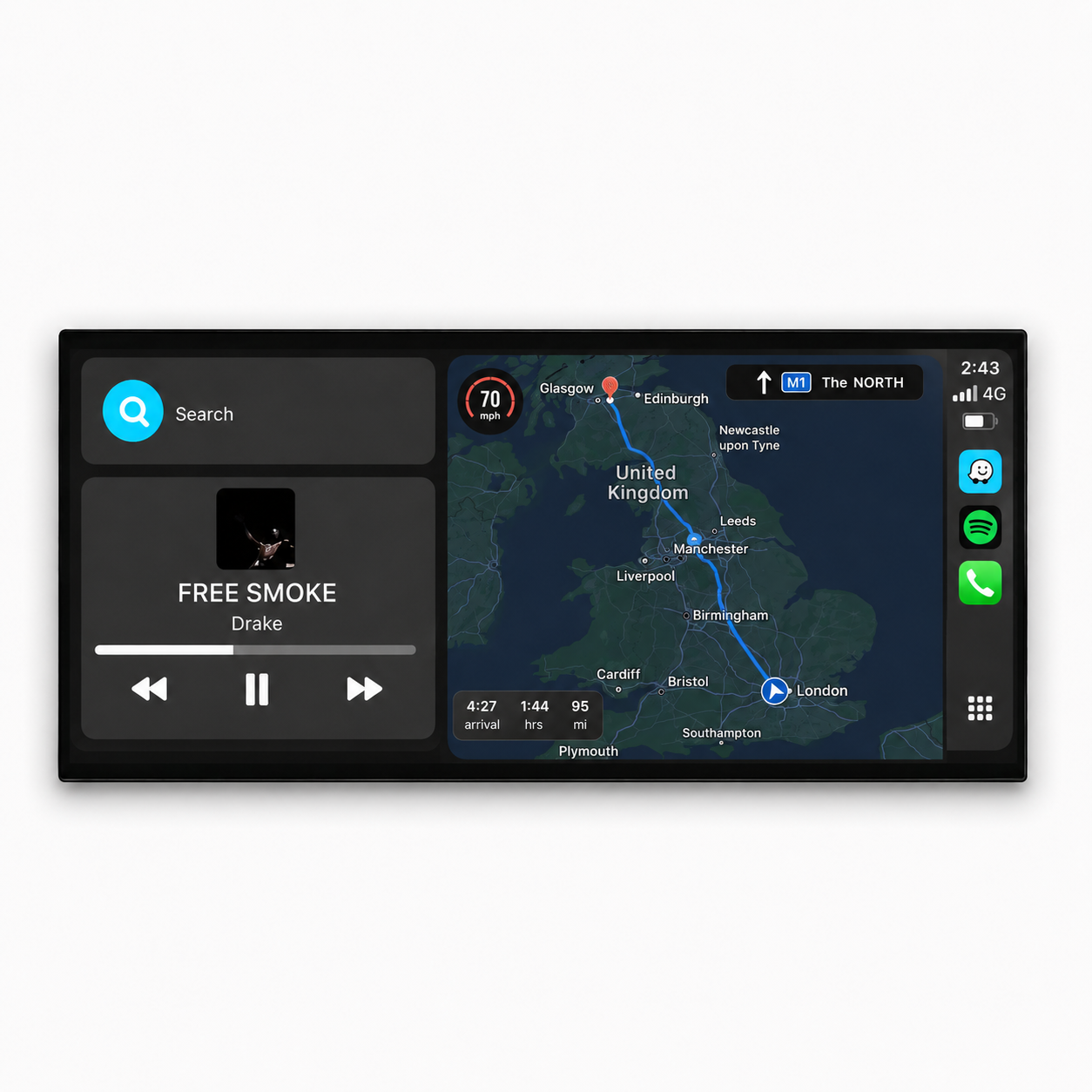 BMW 1 Series E81/E82/E87/E88 | 12.3" Apple CarPlay/Android Auto Touchscreen Display | (2004-2012)