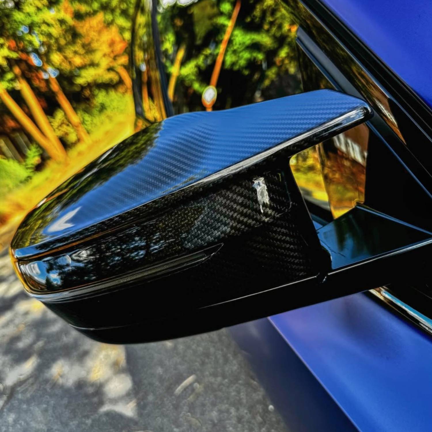BMW 2, 3, 4, 5 Series G42, G20, G22, G26, G30 Pre-Preg Dry Carbon Fibre M Style Mirror Covers By OPTIC (2017+)
