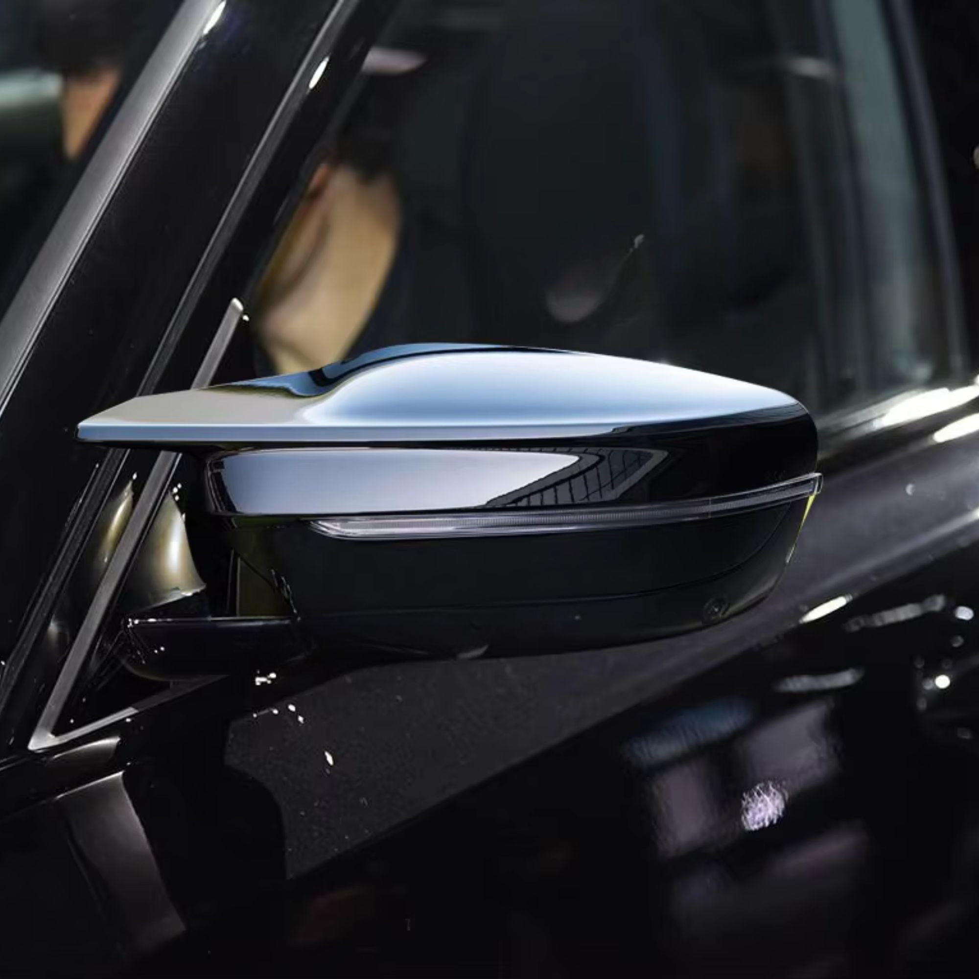 BMW 2, 3, 4, 5 Series G42, G20, G22, G26, G30 Gloss Black M Style Mirror Covers (2017+)